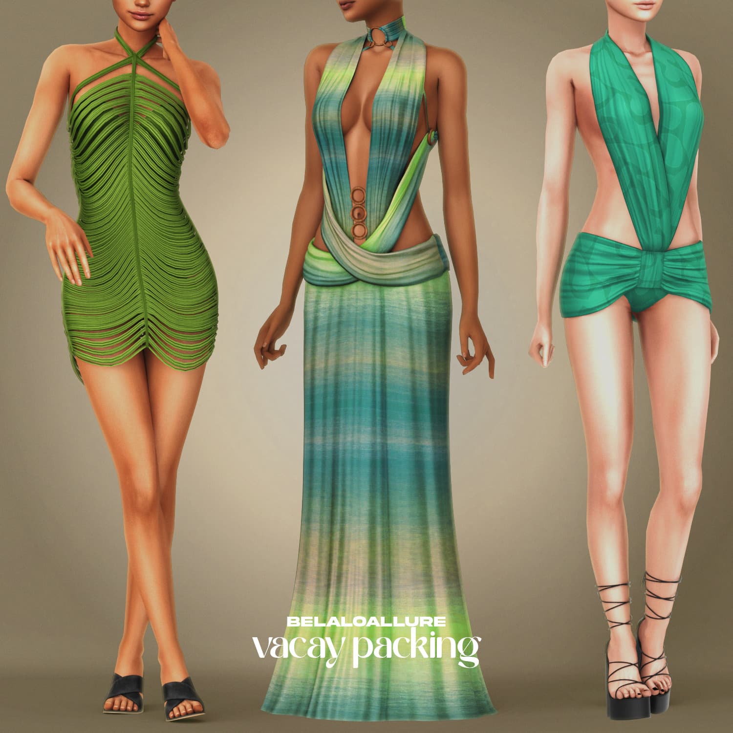 Скриншот мода Коллекция одежды Vacay packing collection